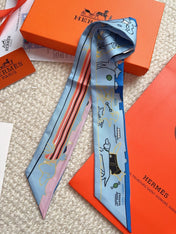 HERMES 26S SCARF 86 IN SILK 309596