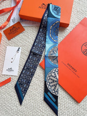 HERMES 26S SCARF 86 IN SILK 309604