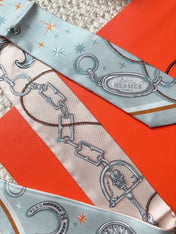 HERMES 26S SCARF 86 IN SILK 309617