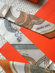 HERMES 26S SCARF 86 IN SILK 309622