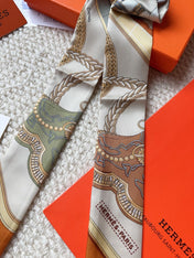HERMES 26S SCARF 86 IN SILK 309622