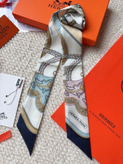 HERMES 26S SCARF 86 IN SILK 309623