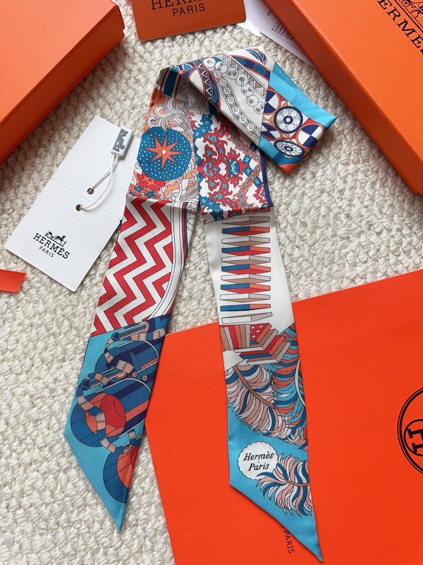 HERMES 26S SCARF 86 IN SILK 309627
