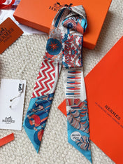 HERMES 26S SCARF 86 IN SILK 309627