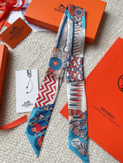 HERMES 26S SCARF 86 IN SILK 309627