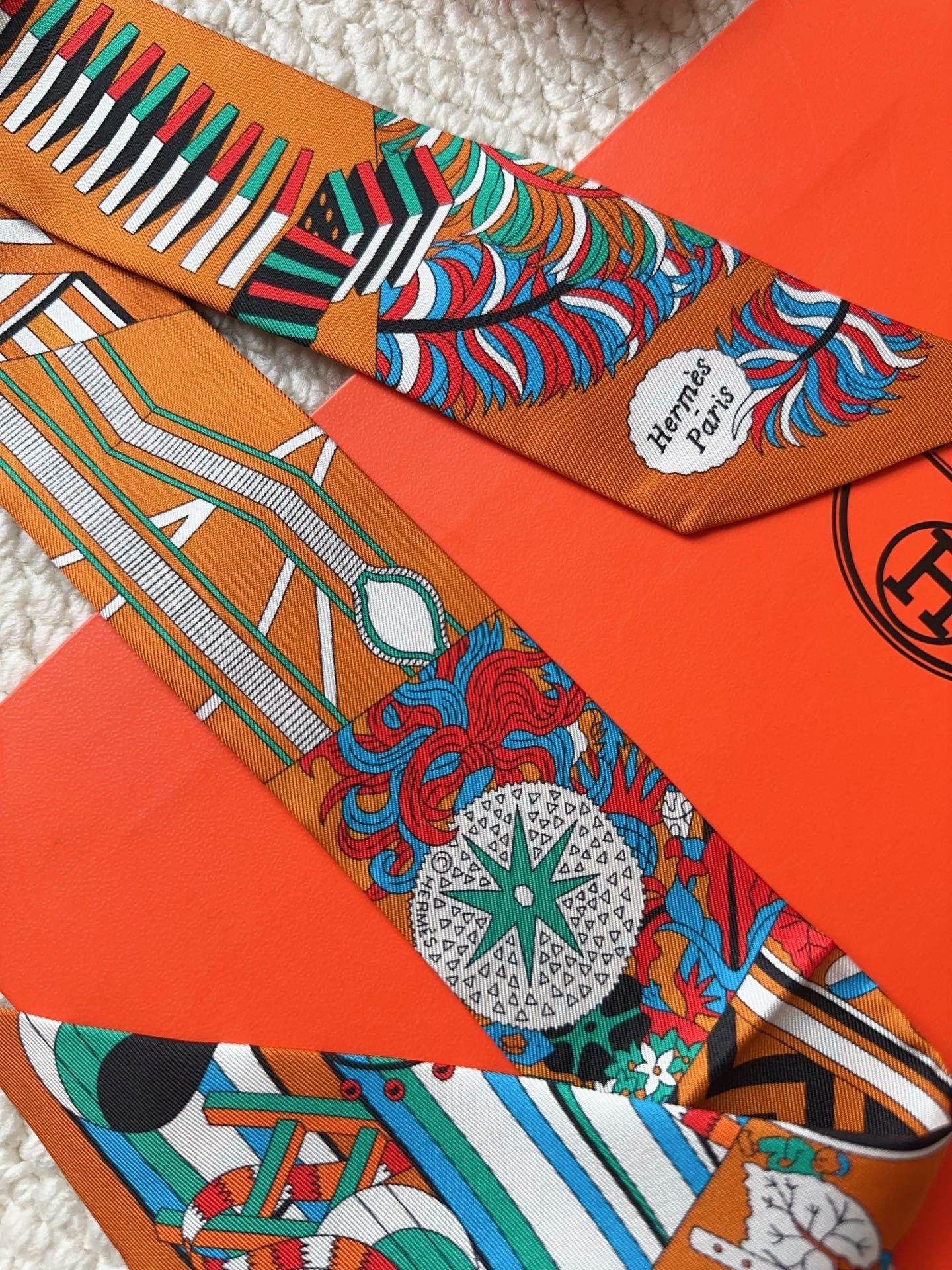 HERMES 26S SCARF 86 IN SILK 309629