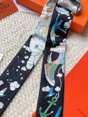 HERMES 26S SCARF 86 IN SILK 309630