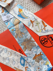 HERMES 26S SCARF 86 IN SILK 309633