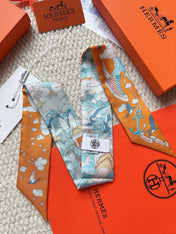 HERMES 26S SCARF 86 IN SILK 309635