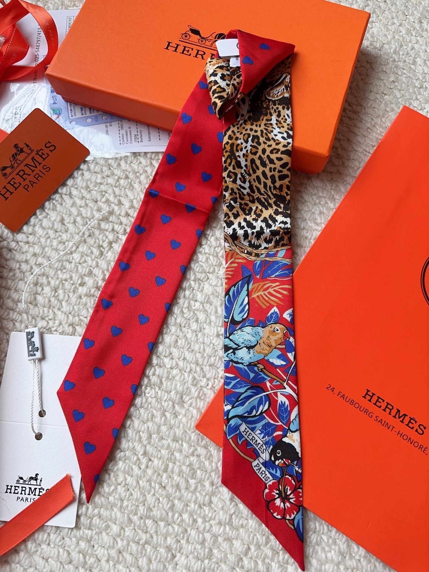 HERMES 26S SCARF 86 IN SILK 309637