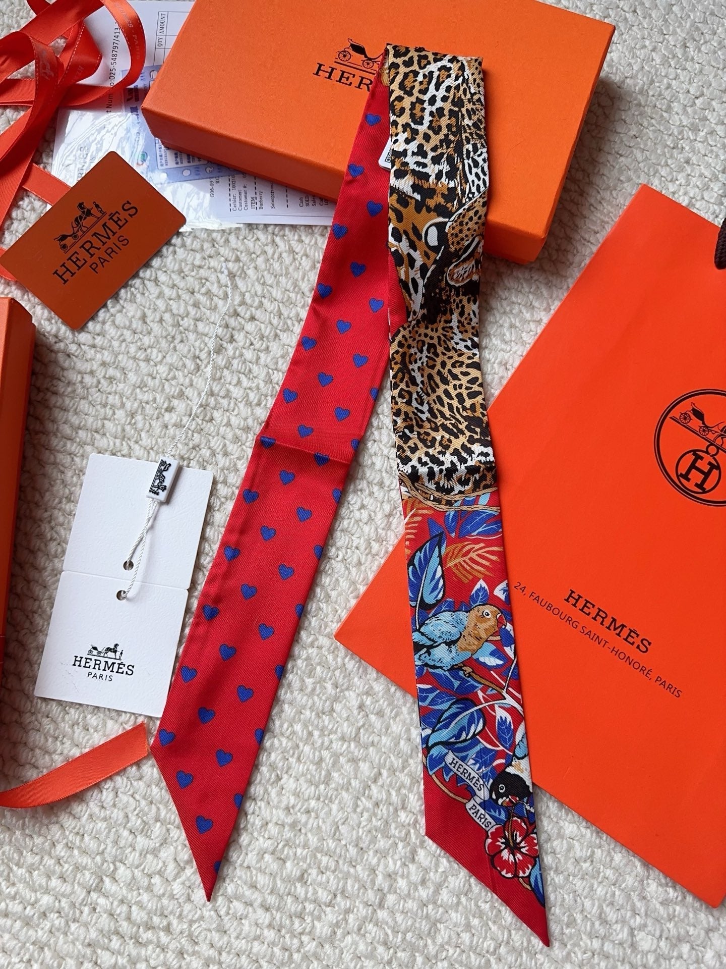 HERMES 26S SCARF 86 IN SILK 309637