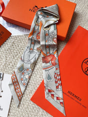 HERMES 26S SCARF 86 IN SILK 309641