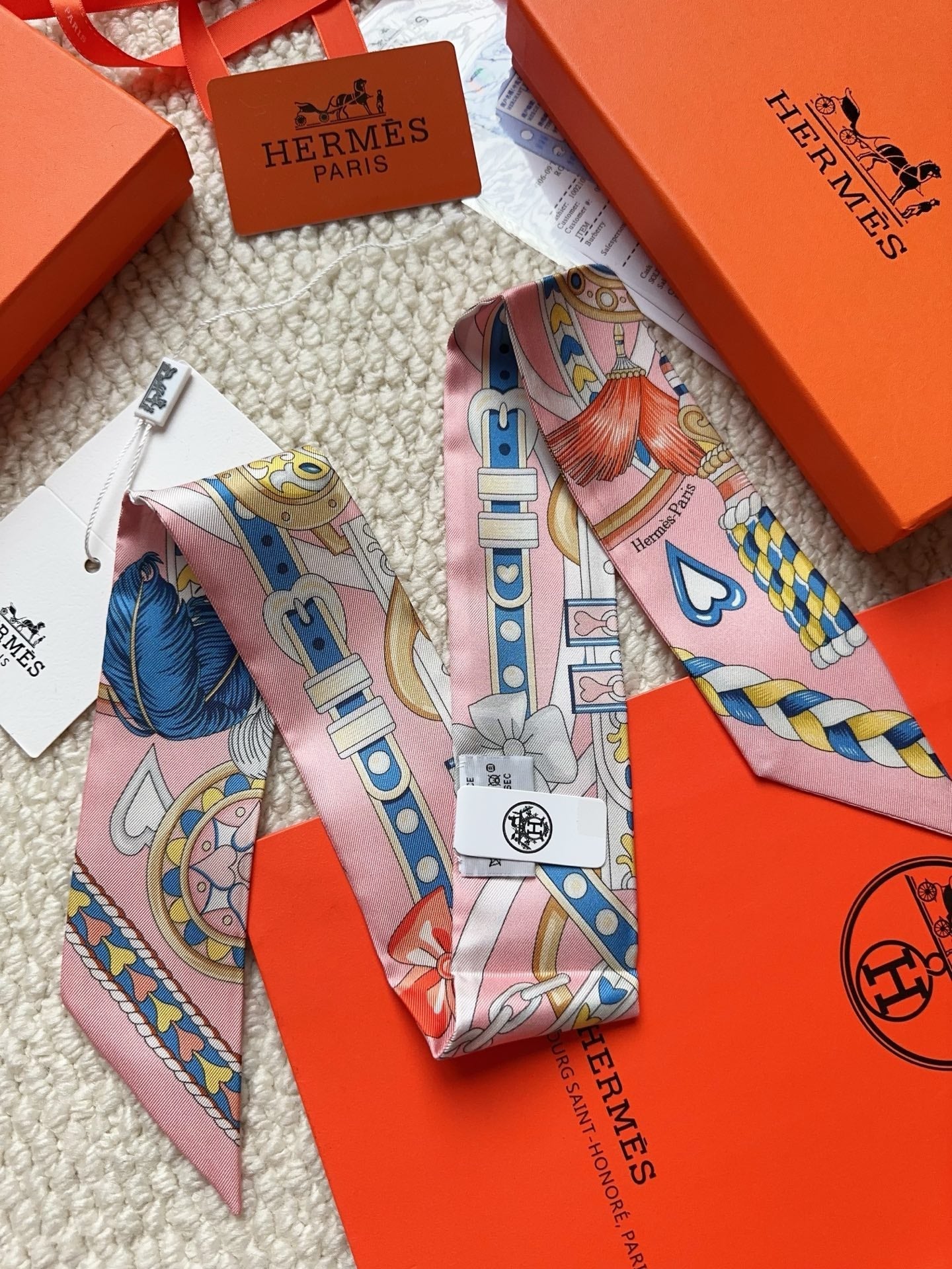 HERMES 26S SCARF 86 IN SILK 309642