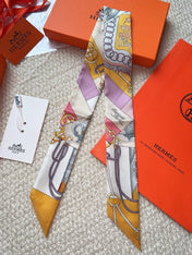 HERMES 26S SCARF 86 IN SILK 309648