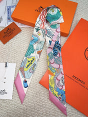 HERMES 26S SCARF 86 IN SILK 309652