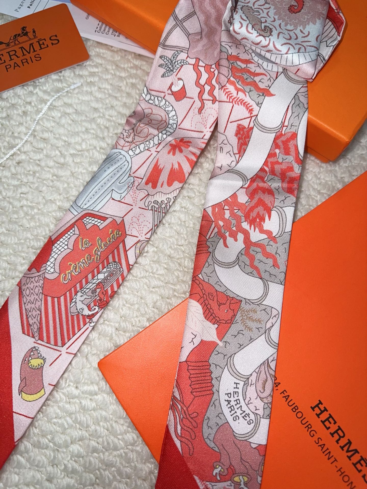 HERMES 26S SCARF 90 IN SILK 309653