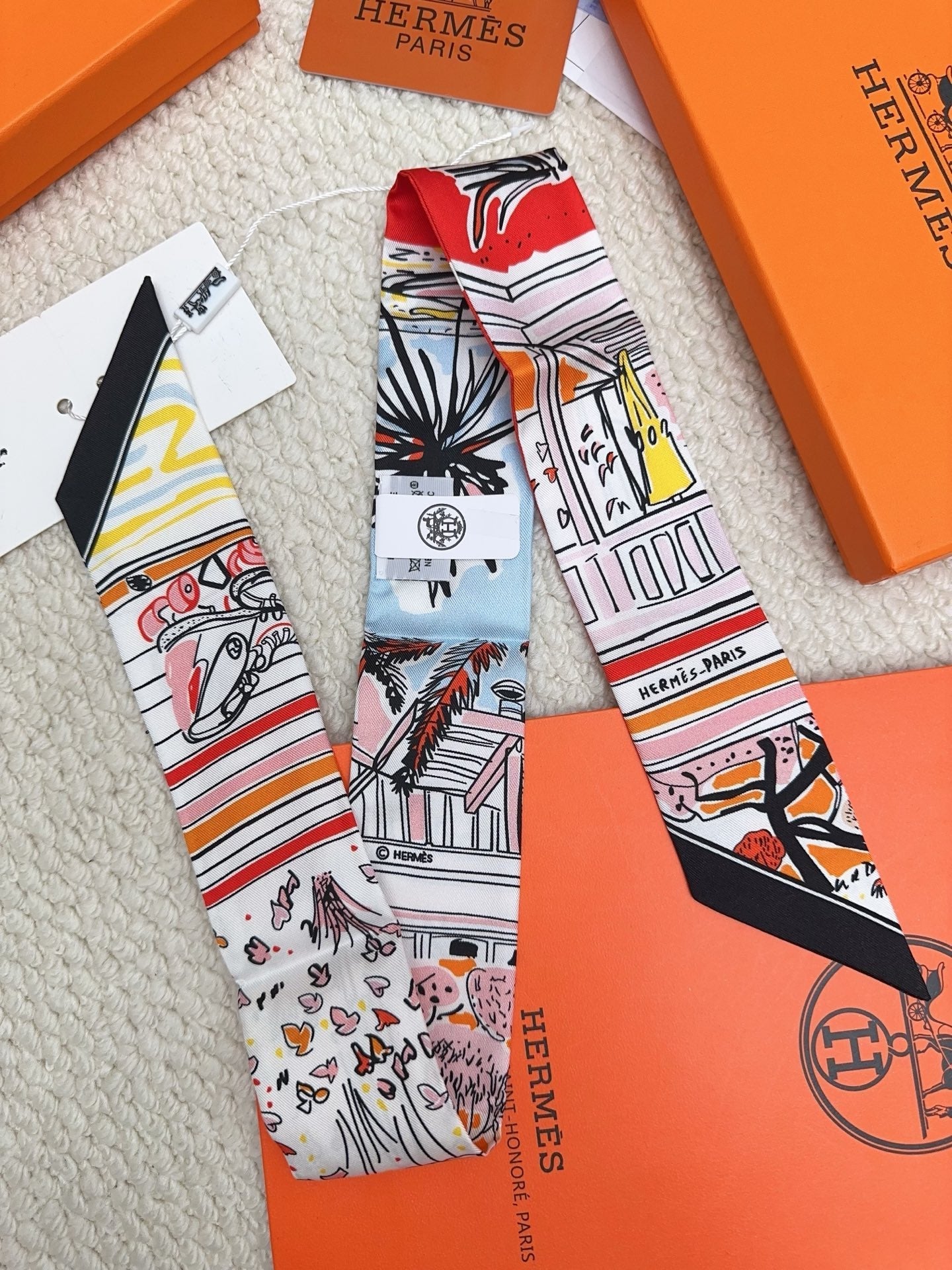 HERMES 26S SCARF 90 IN SILK 309660