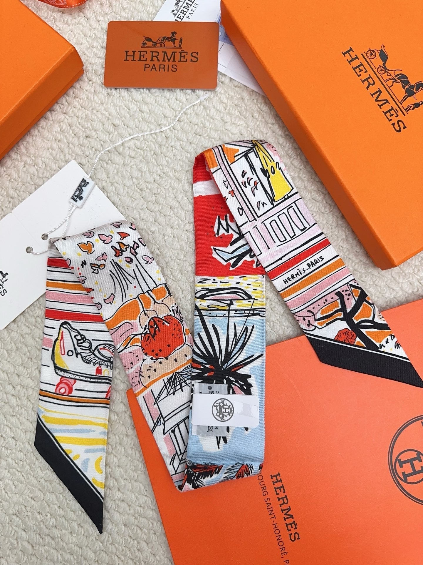HERMES 26S SCARF 90 IN SILK 309660