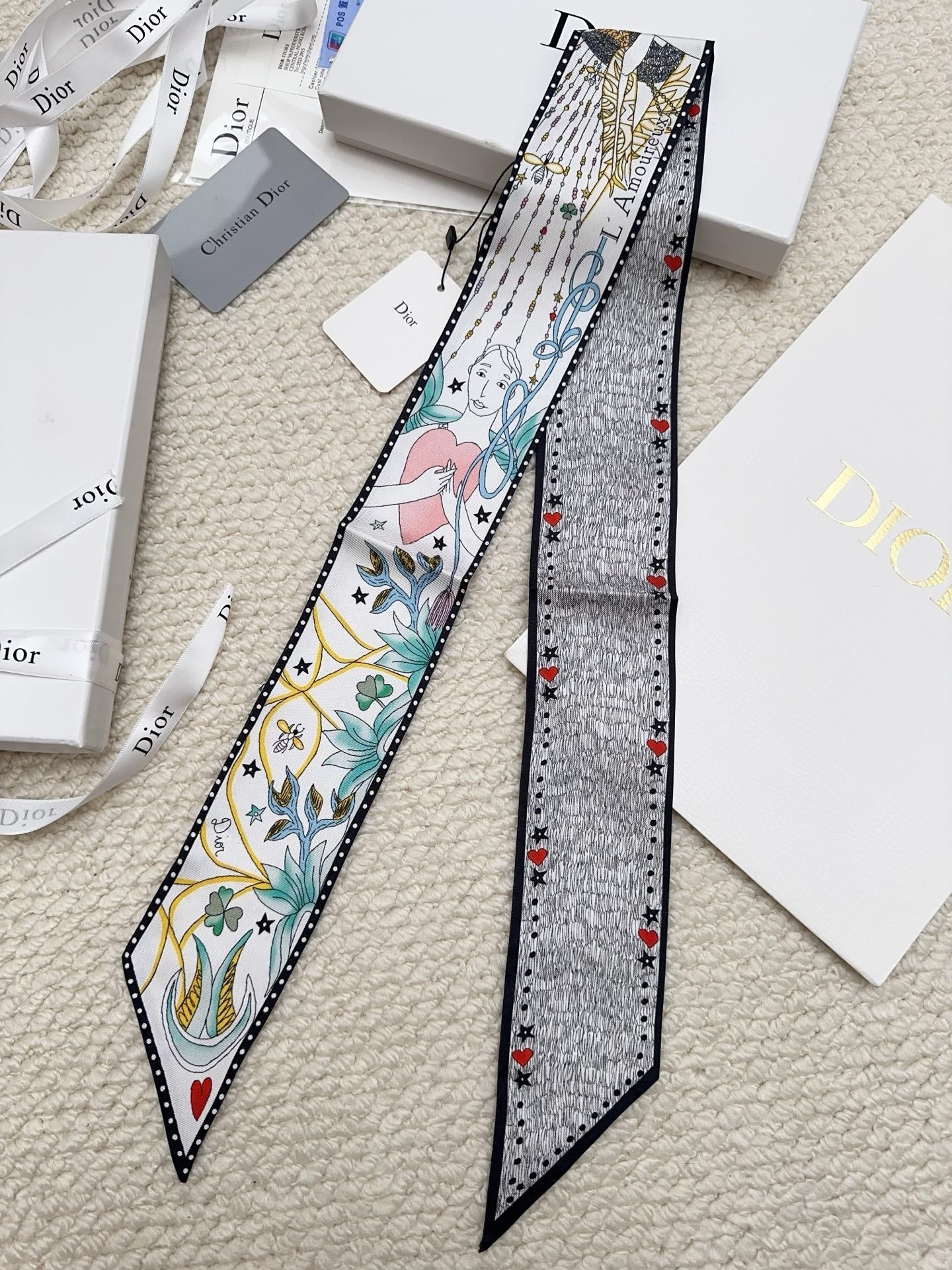 DIOR 26S SCARF 86CM IN SILK 311736