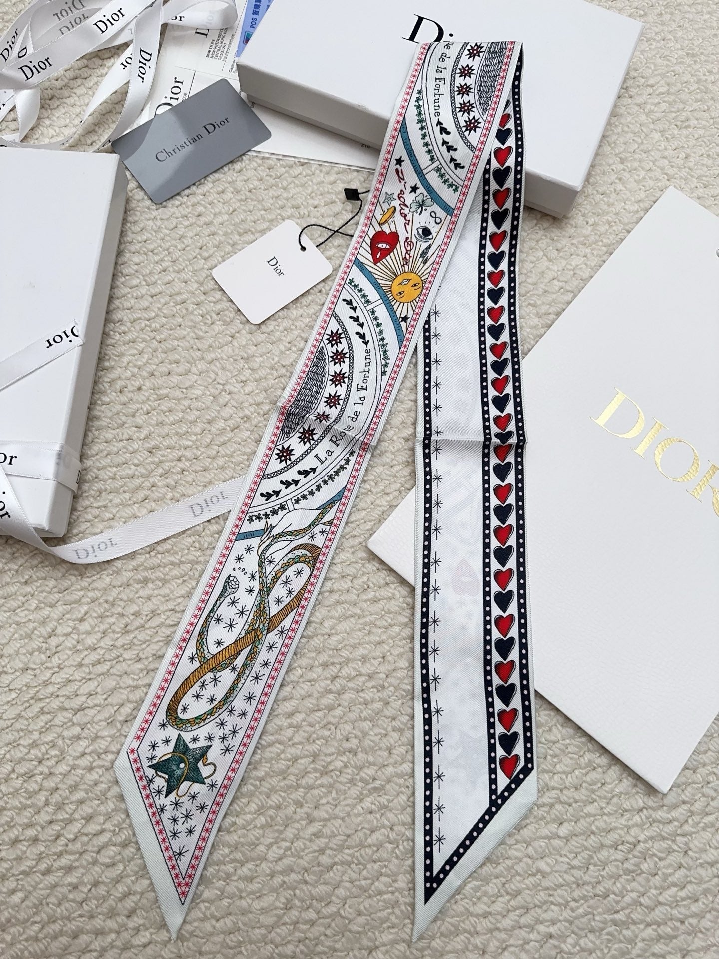 DIOR 26S SCARF 86CM IN SILK 311739