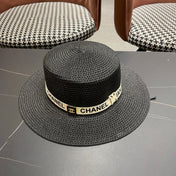 CHANEL 26S STRAW BOATER HAT 335740