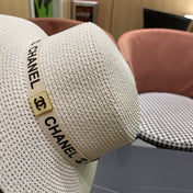 CHANEL 26S STRAW BOATER HAT 335739
