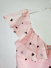 ZIMMERMANN HEART-PRINT KNEE-LENGTH DRESS 270169