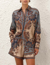 LONG-SLEEVE PRINTED SHIRT