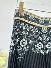 ZIMMERMANN PLEATED FLARED PANTS 270194