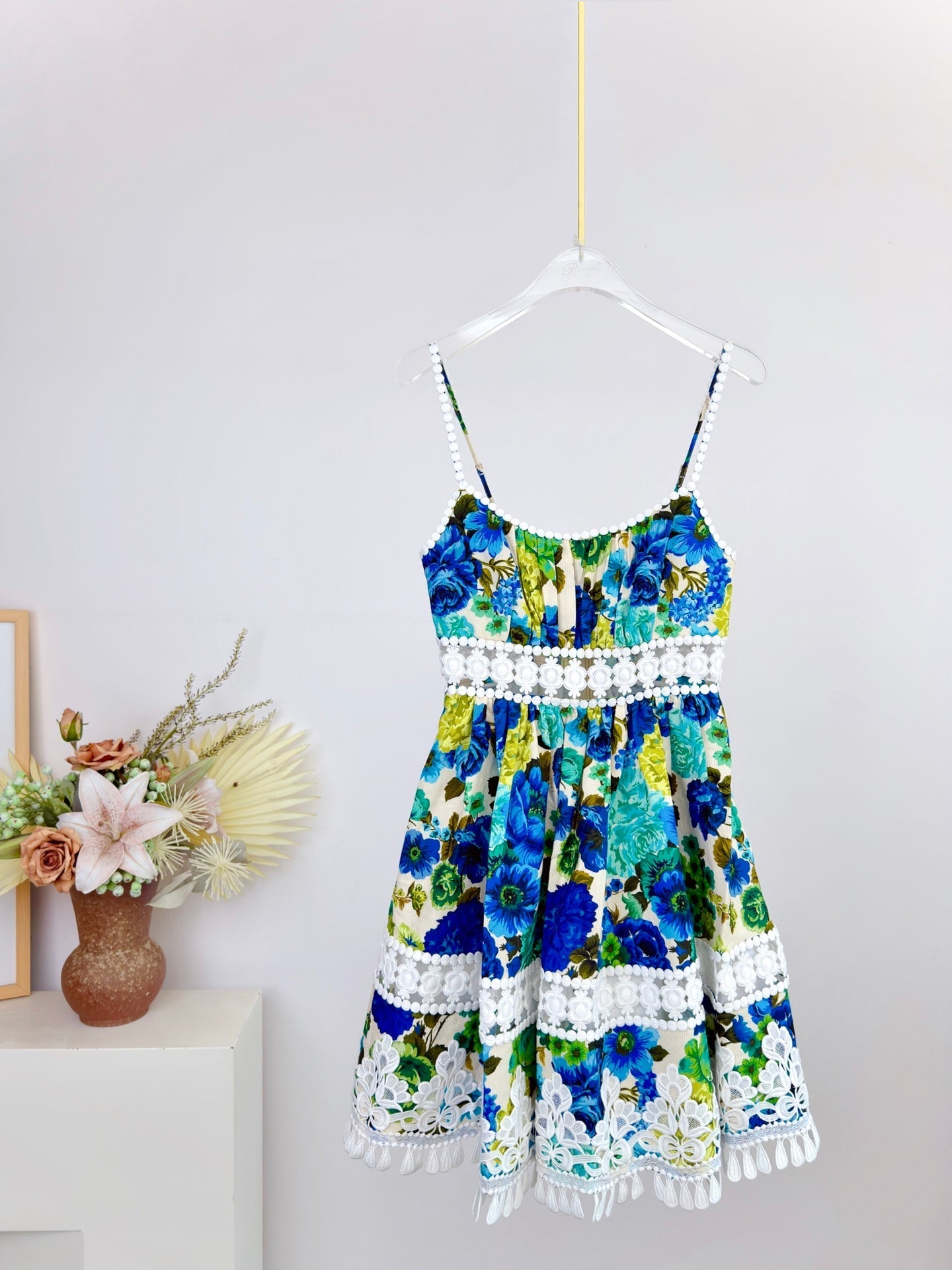 ZIMMERMANN 26S SPAGHETTI STRAP DRESS STYLE 36