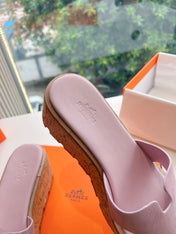EZE 65 SANDAL PASTEL PINK SUEDE