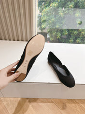 SL GEMMA BALLET FLAT BLACK FUR