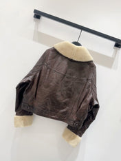 MIUMIU LEATHER JACKET STYLE 585