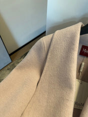 MAX MARA 25S CASHMERE COAT WITH FOX FUR TRIM 205