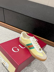 GG & ADIDAS SNEAKER KHAKI CALFSKIN