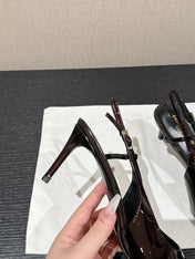 SL CHERISH SLINGBACK 75 WINE CALFSKIN