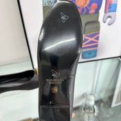 BURBERRY 26S BALLET FLATS IN BLACK CALFSKIN