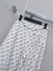 HERMES 26S PRINTED WIDE-LEG TROUSERS 789