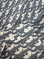 DIOR SHIRTS MONOCHROME PRINTED FABRIC 266699