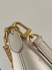 BOULOGNE 29 IN WHITE AND PINK MONOGRAM EMPREINTE CANVAS GOLD HARDWARE