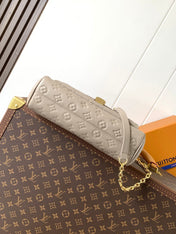 ANYTIME FLAP BAG 30 IN GRAY MONOGRAM CALFSKIN