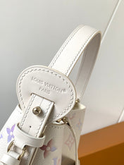 LV 25S ALL IN BB BAG 18 IN CREAM DREAM EMBOSSED TEXTURED CALFSKIN