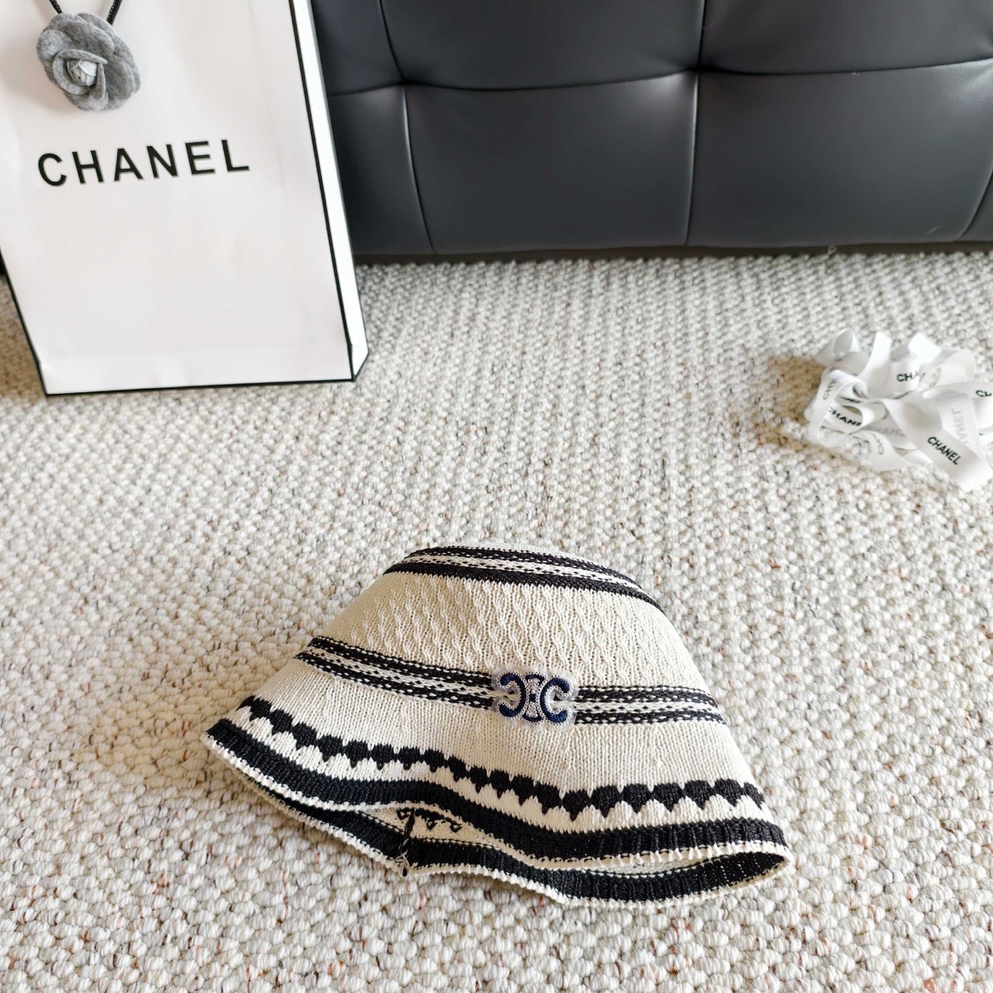 CELINE 26S DOME BUCKET HAT STYLE 50