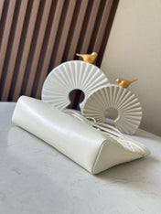 CHANEL 26S MINI SHOPPING BAG 32 IN WHITE LAMBSKIN