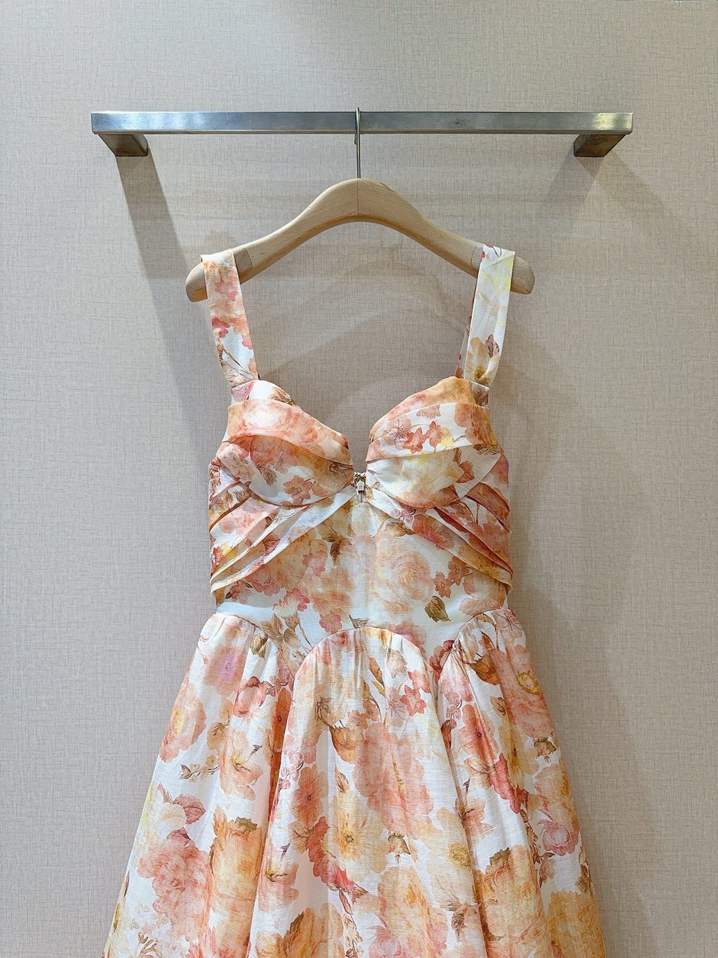 ZIMMERMANN 26S PATTERNED SPAGHETTI STRAP DRESS STYLE 75