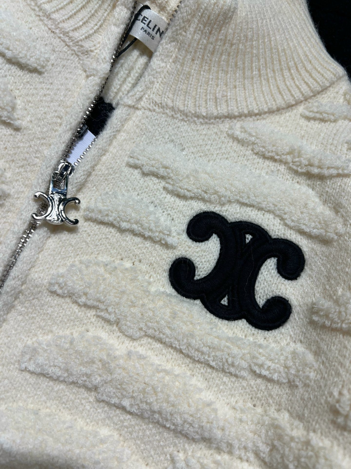 CELINE 26S ZIP-UP KNIT CARDIGAN 629
