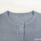 MIUMIU 26S HENLEY SWEATER 932