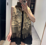 TOWER BRIDGE CASHMERE 210 CM SCARF SAND BROWN 410075