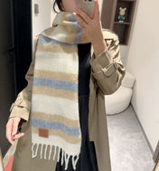 SCARF IN COLORFUL WOOL AND MOHAIR 415217