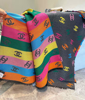 CC SCARF RAINBOW IN COLORFUL CASHMERE 428539